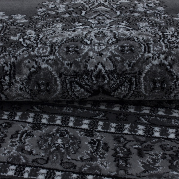 Traditional Oriental Grey Marrakesh Rug
